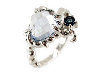 �uCrystal blue�v �X�̂悤�ȃu���[�n�[�g�΂̃V���o�[�����O