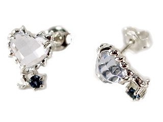 �uCrystal blue�v �X�̂悤�ȃu���[�n�[�g�΂̃V���o�[�s�A�X