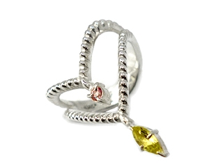 �Εt���̃l�b�N���X���Q�{�d�˂��f�U�C���̃V���o�[�����O