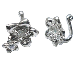 �n�[�g�΂����߂��J�^�o�~�̉ԃf�U�C���̃V���o�[�C���[�N���b�v