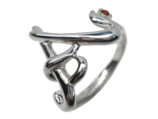 �K�[�l�b�g�𗯂߂��A���t�@�x�b�g�u�`�v�f�U�C���̃V���o�[�t���[�����O