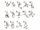 �T�C�Y�̓A���t�@�x�b�g�ɂ��قȂ�A�c��9�`14mm�A����7�`14mm�ł�